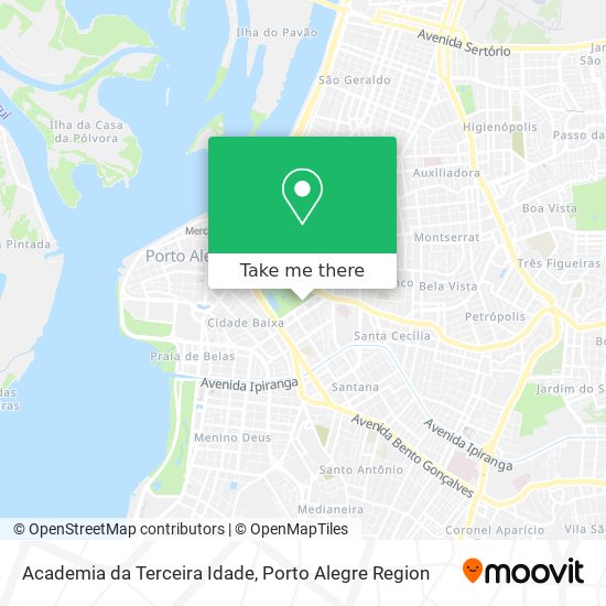 Academia da Terceira Idade map