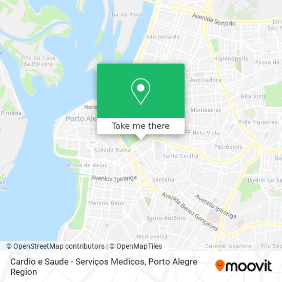 Cardio e Saude - Serviços Medicos map