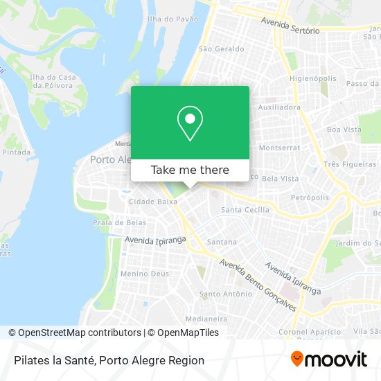 Pilates la Santé map