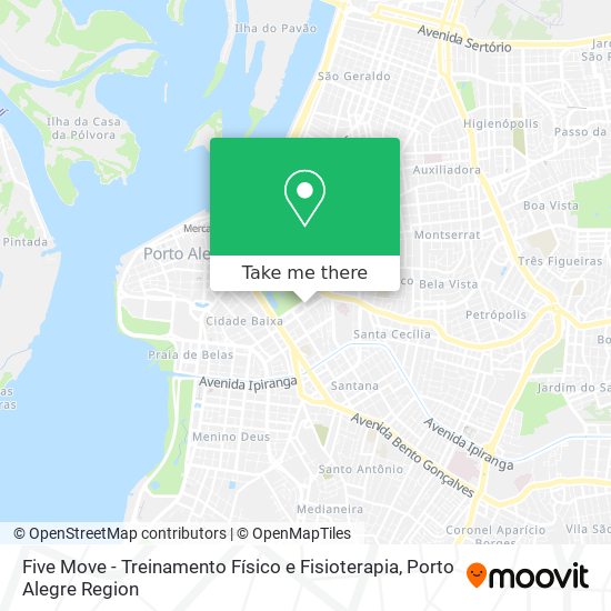 Five Move - Treinamento Físico e Fisioterapia map