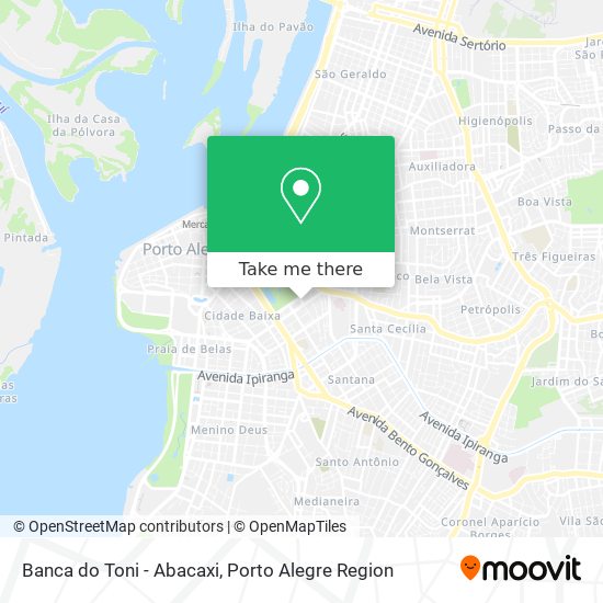 Banca do Toni - Abacaxi map