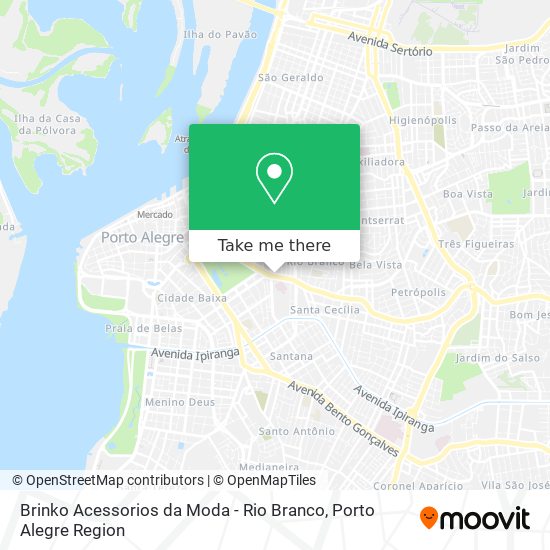 Mapa Brinko Acessorios da Moda - Rio Branco