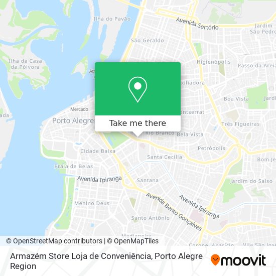 Mapa Armazém Store Loja de Conveniência
