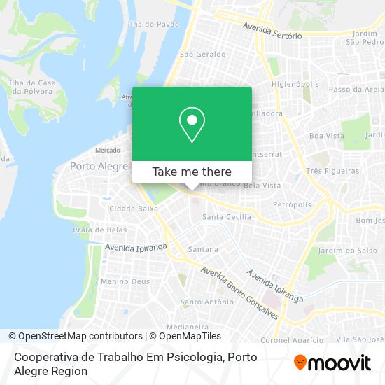 Cooperativa de Trabalho Em Psicologia map