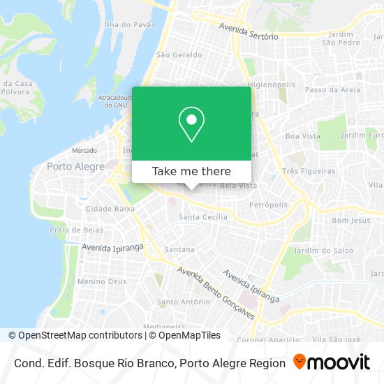 Mapa Cond. Edif. Bosque Rio Branco