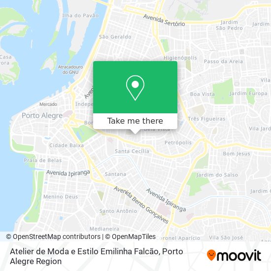 Atelier de Moda e Estilo Emilinha Falcão map