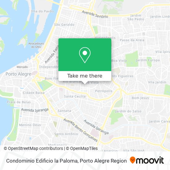 Mapa Condominio Edificio la Paloma