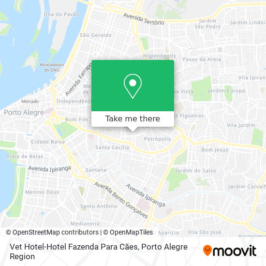 Mapa Vet Hotel-Hotel Fazenda Para Cães