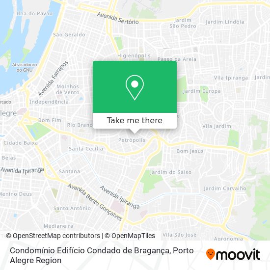 Condomínio Edifício Condado de Bragança map