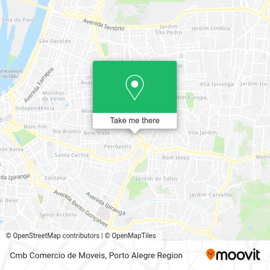 Cmb Comercio de Moveis map