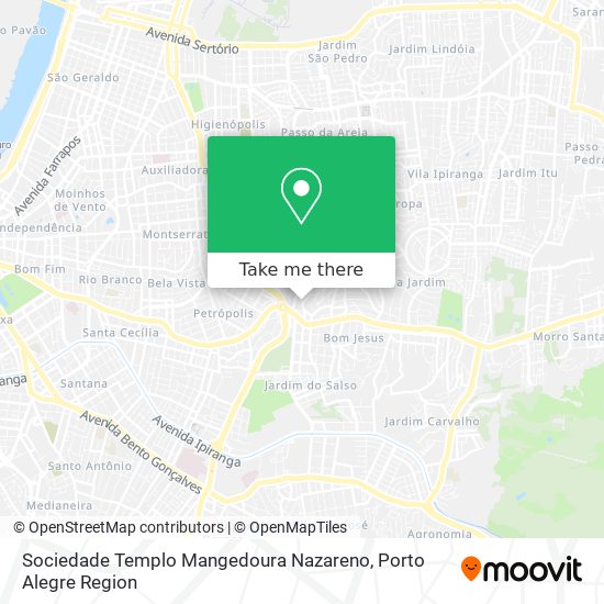 Sociedade Templo Mangedoura Nazareno map