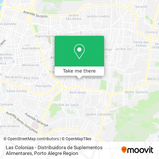 Las Colonias - Distribuidora de Suplementos Alimentares map