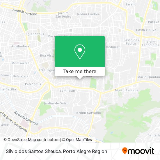 Silvio dos Santos Sheuca map