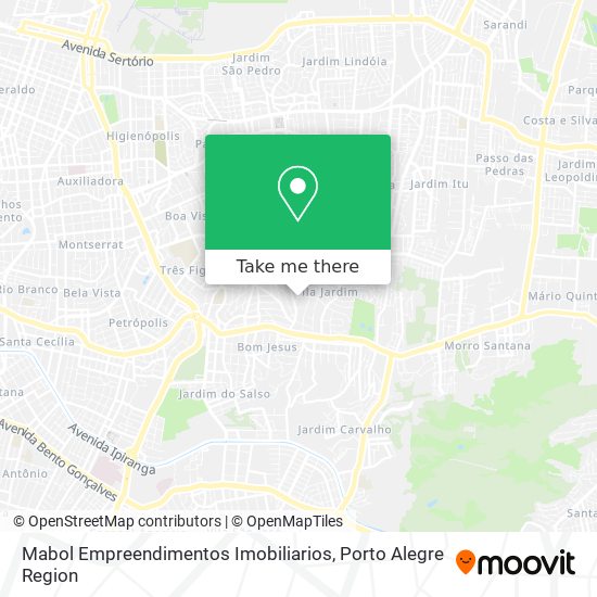 Mapa Mabol Empreendimentos Imobiliarios