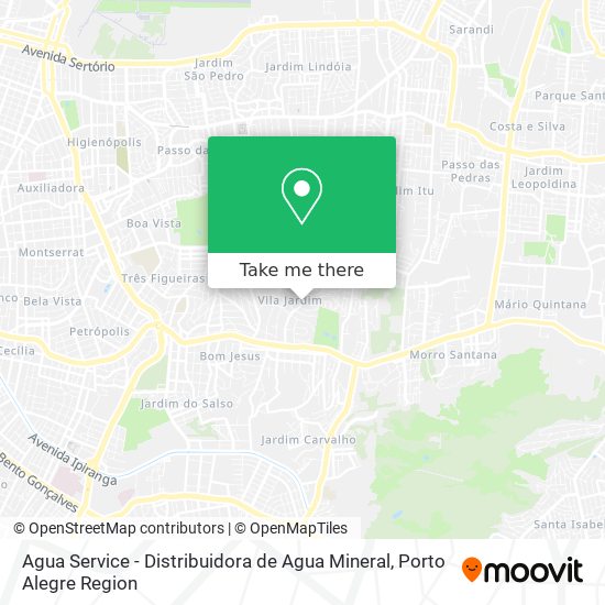 Agua Service - Distribuidora de Agua Mineral map