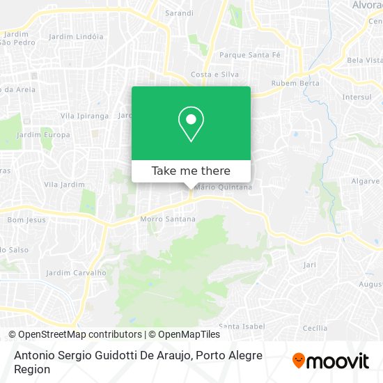 Antonio Sergio Guidotti De Araujo map
