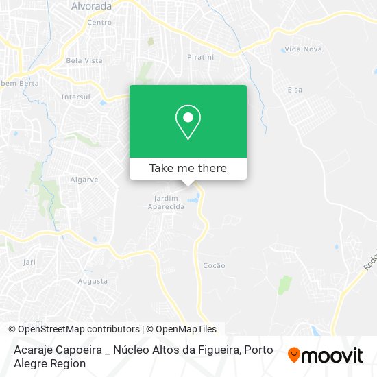 Acaraje Capoeira _ Núcleo Altos da Figueira map
