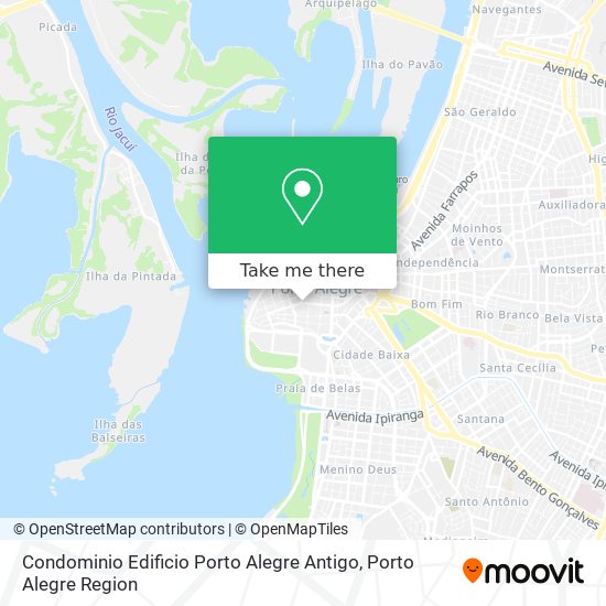 Mapa Condominio Edificio Porto Alegre Antigo