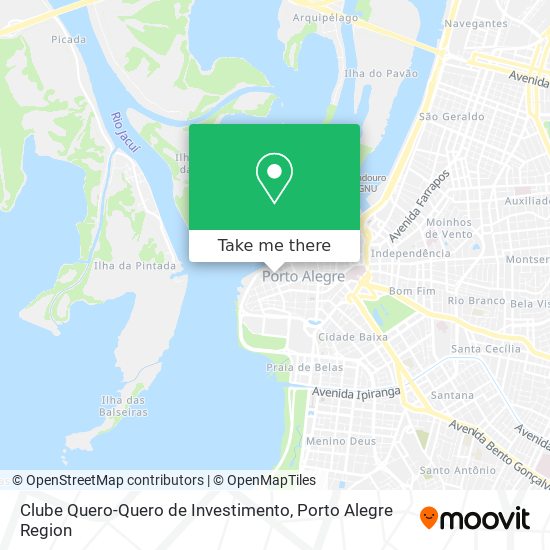 Mapa Clube Quero-Quero de Investimento