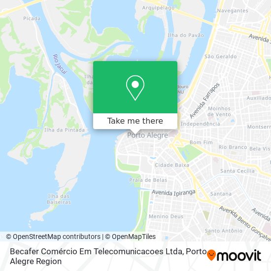 Becafer Comércio Em Telecomunicacoes Ltda map