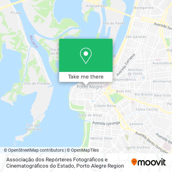 Associação dos Repórteres Fotográficos e Cinematográficos do Estado map