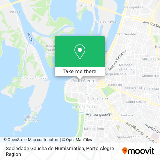 Sociedade Gaucha de Numismatica map