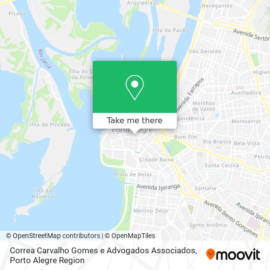 Mapa Correa Carvalho Gomes e Advogados Associados