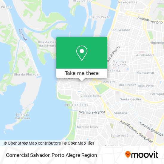 Comercial Salvador map