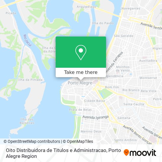 Oito Distribuidora de Titulos e Administracao map