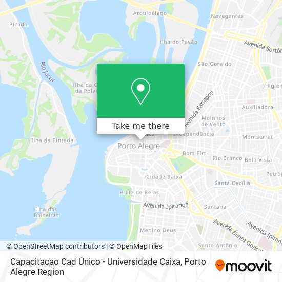 Capacitacao Cad Único - Universidade Caixa map