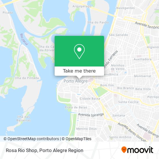 Rosa Rio Shop map