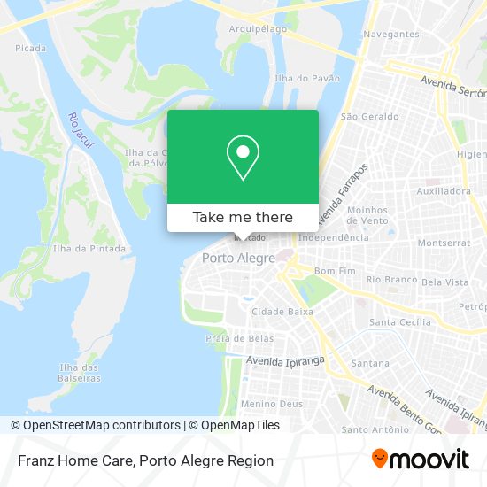 Franz Home Care map