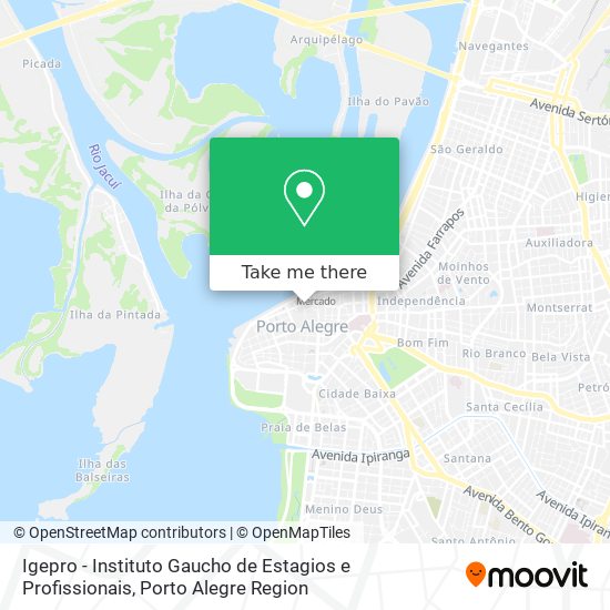 Igepro - Instituto Gaucho de Estagios e Profissionais map