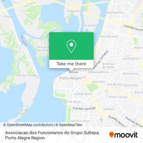 Mapa Associacao dos Funcionarios do Grupo Sultepa