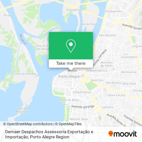 Demaer Despachos Assessoria Exportação e Importação map