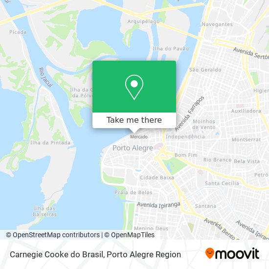 Carnegie Cooke do Brasil map