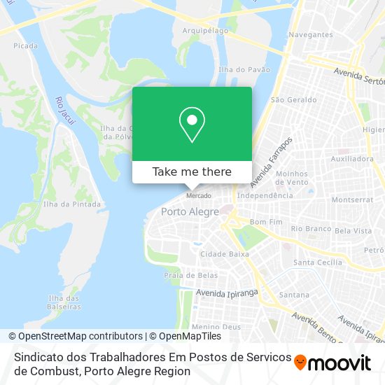 Sindicato dos Trabalhadores Em Postos de Servicos de Combust map