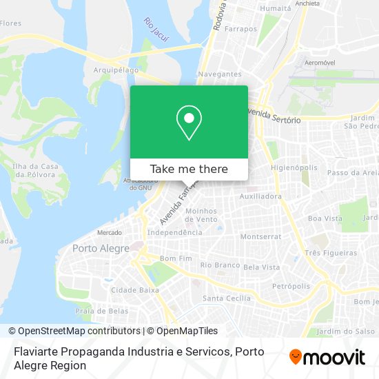 Flaviarte Propaganda Industria e Servicos map
