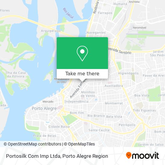 Portosilk Com Imp Ltda map