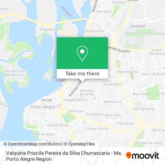 Mapa Valquiria Priscila Pereira da Silva Churrascaria - Me