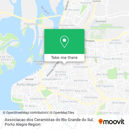 Associacao dos Ceramistas do Rio Grande do Sul map
