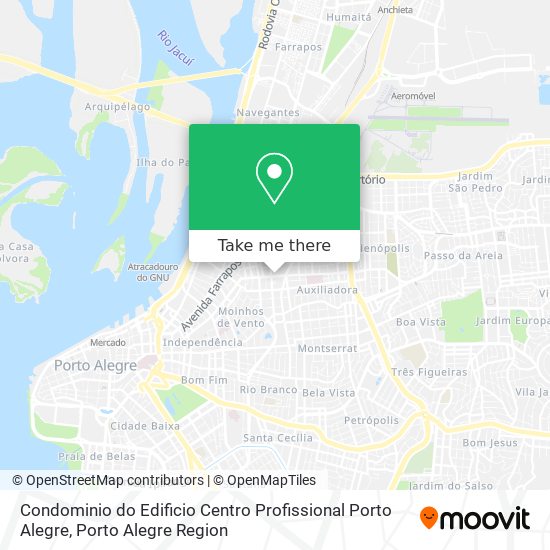 Condominio do Edificio Centro Profissional Porto Alegre map