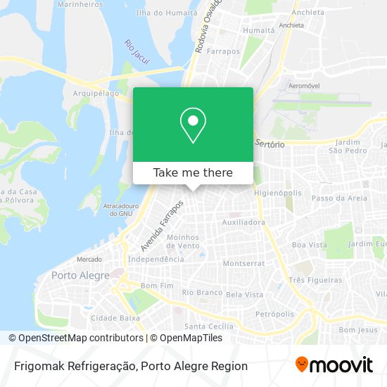 Frigomak Refrigeração map