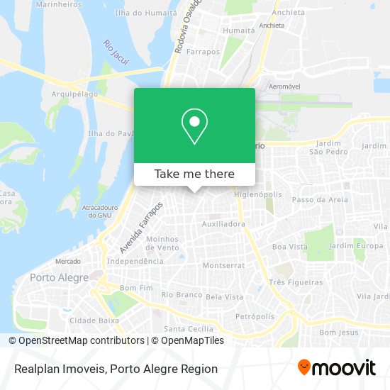 Mapa Realplan Imoveis