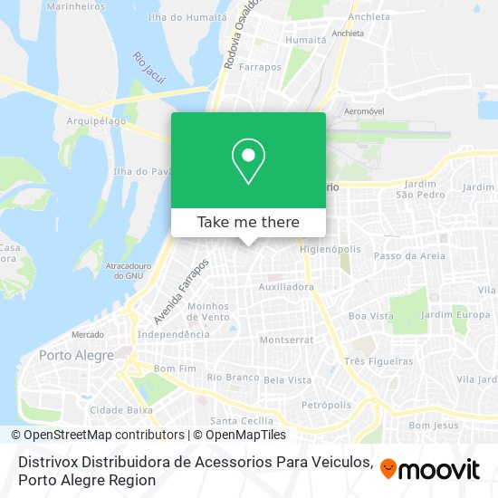 Distrivox Distribuidora de Acessorios Para Veiculos map