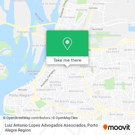 Luiz Antonio Lopes Advogados Associados map