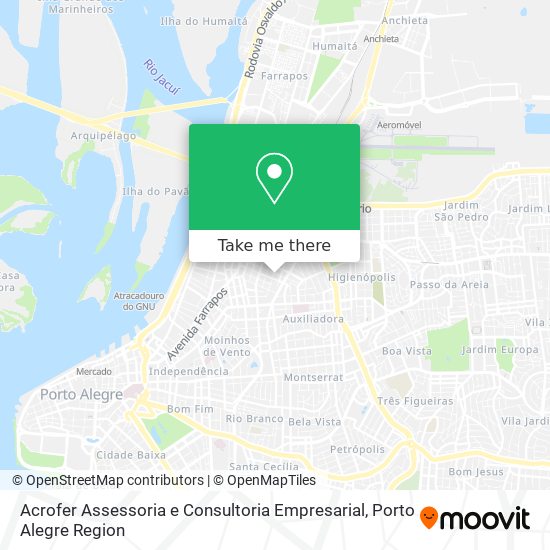 Mapa Acrofer Assessoria e Consultoria Empresarial