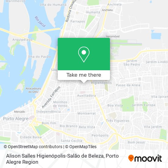 Alison Salles Higienópolis-Salão de Beleza map