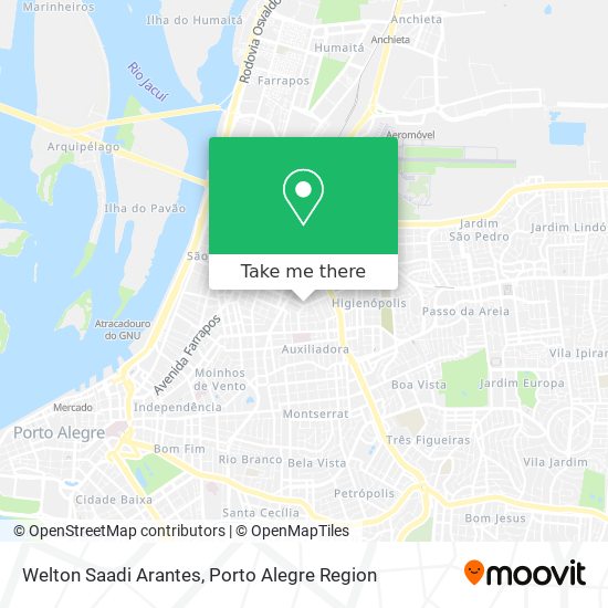 Welton Saadi Arantes map