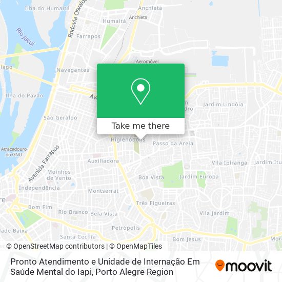 Pronto Atendimento e Unidade de Internação Em Saúde Mental do Iapi map